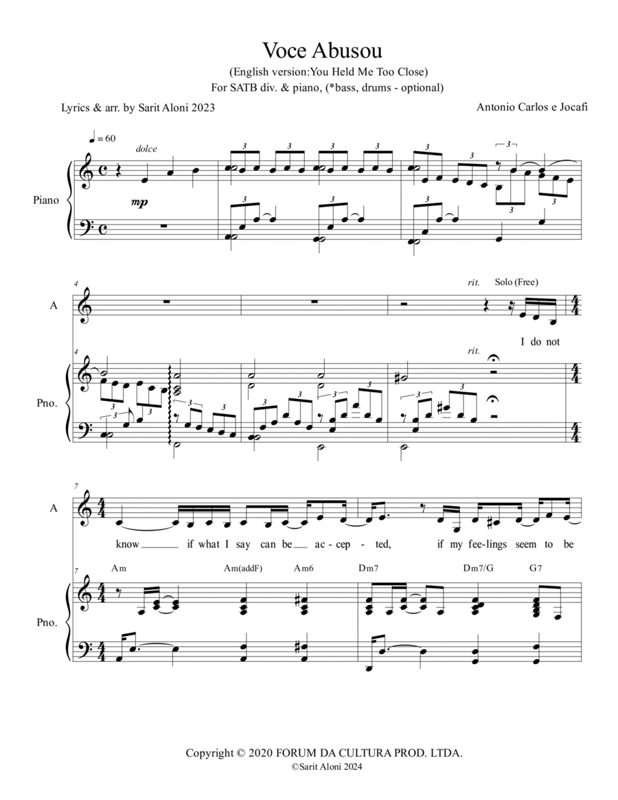 Voce Abusou Divisi scores gallery preview page 1