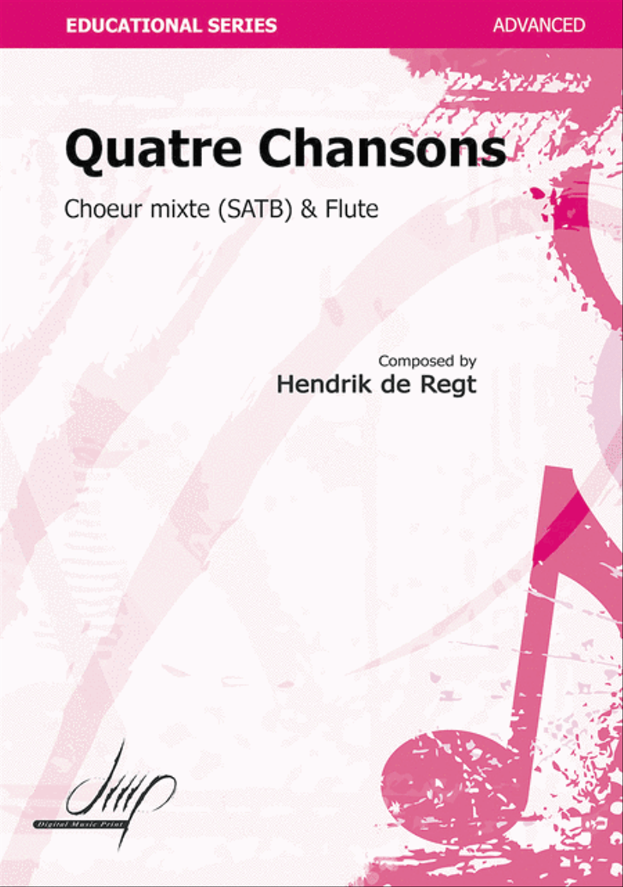 Quatre Chansons Mixed Choir scores gallery preview page 1