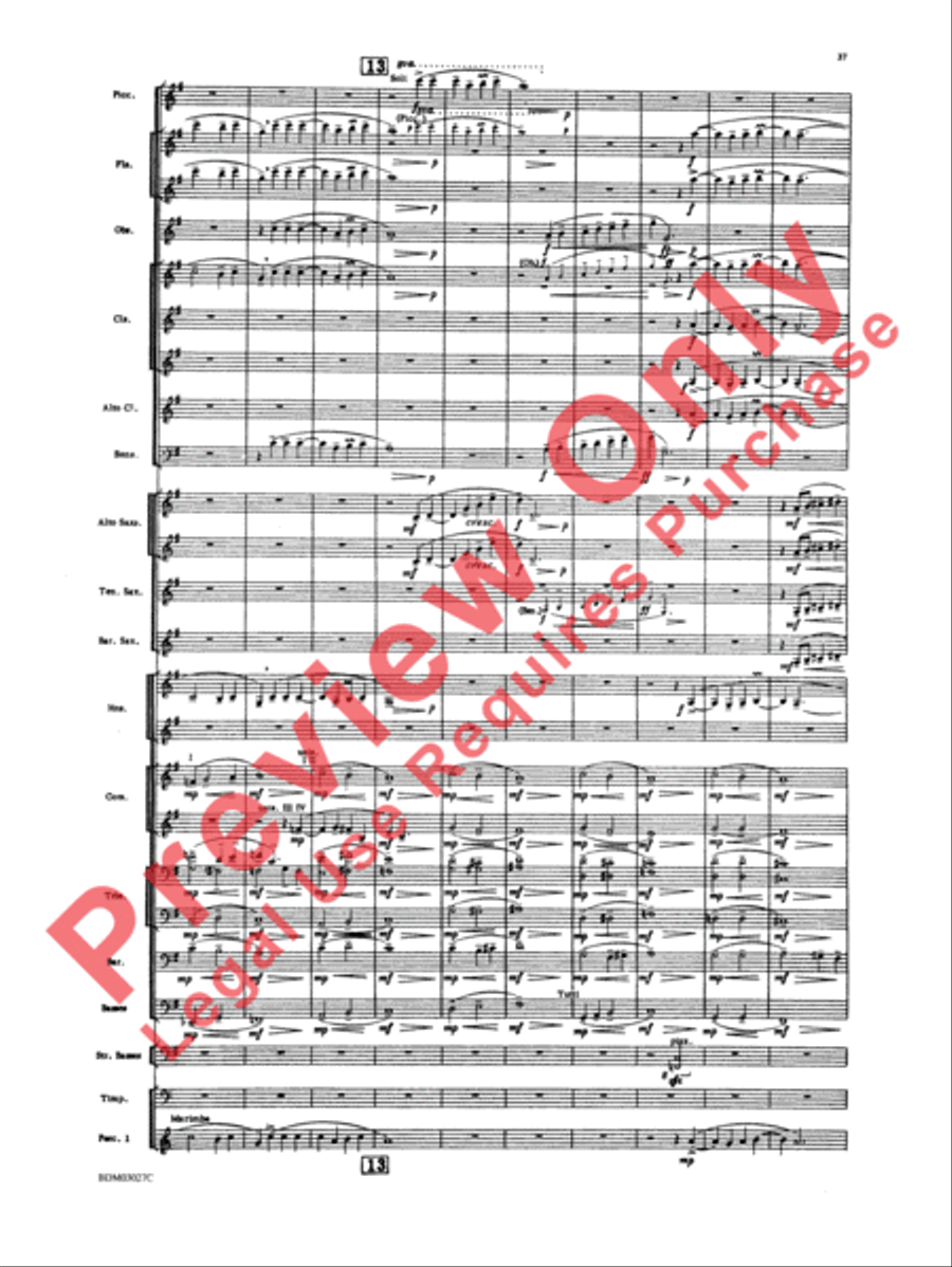 La Fiesta Mexicana Concert Band scores gallery preview page 40