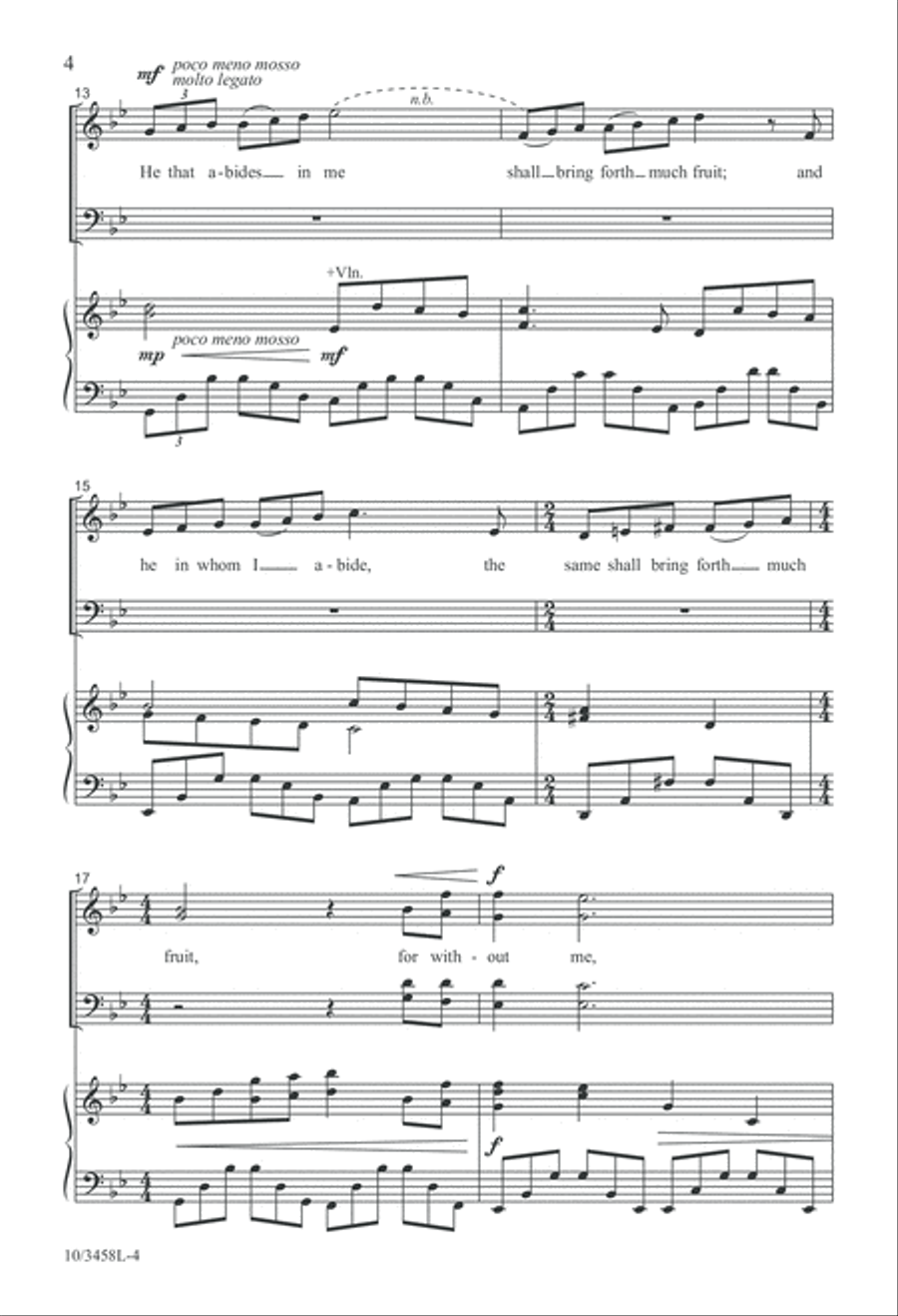 Abide in Me 4-Part scores gallery preview page 4