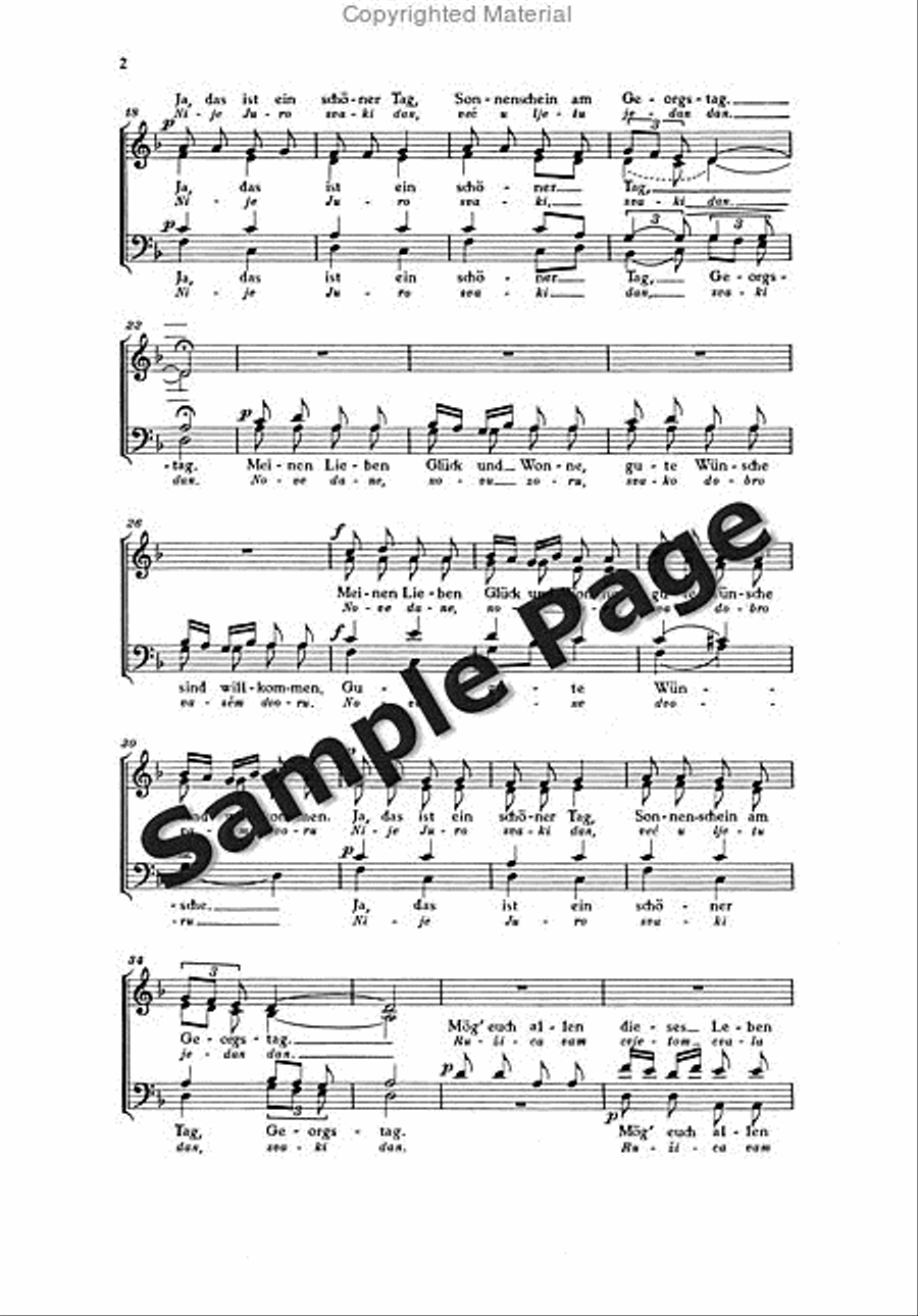 Vater Mutter Eilt Herbei Mixed Choir scores gallery preview page 3