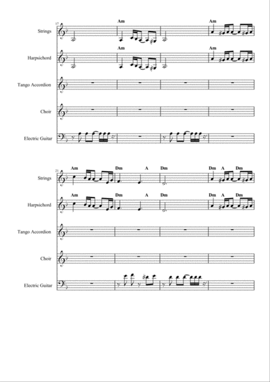 Antarctic Waltz Choir scores gallery preview page 3
