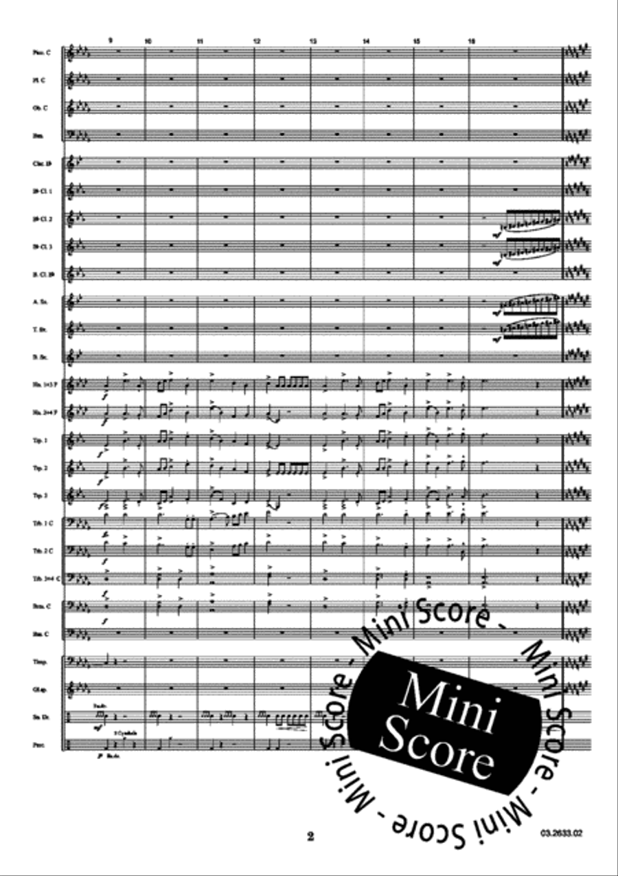A Ceremonial Fanfare Concert Band scores gallery preview page 8