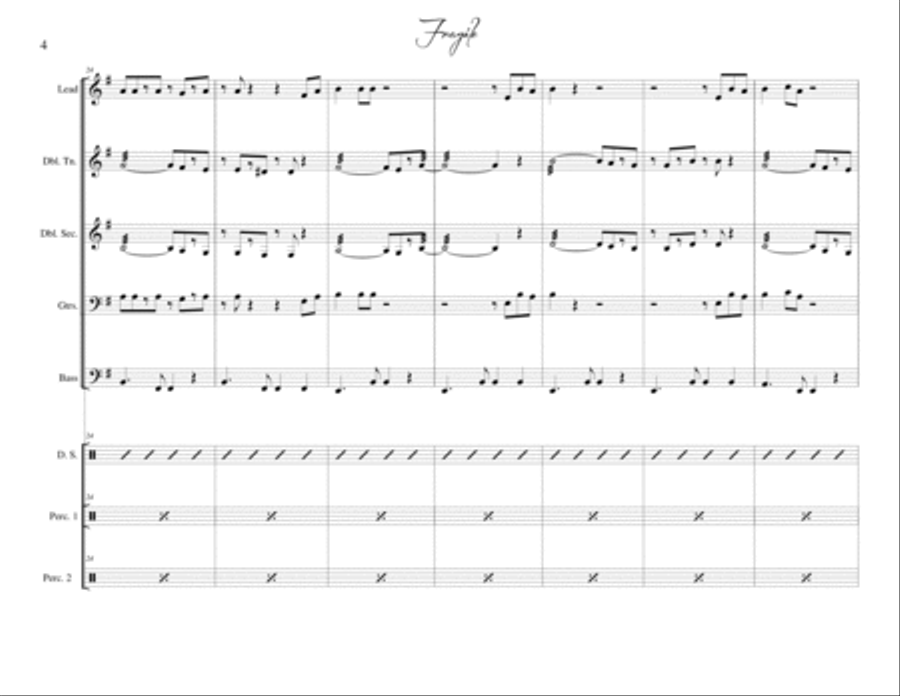 Fragile Steel Drum Band scores gallery preview page 4
