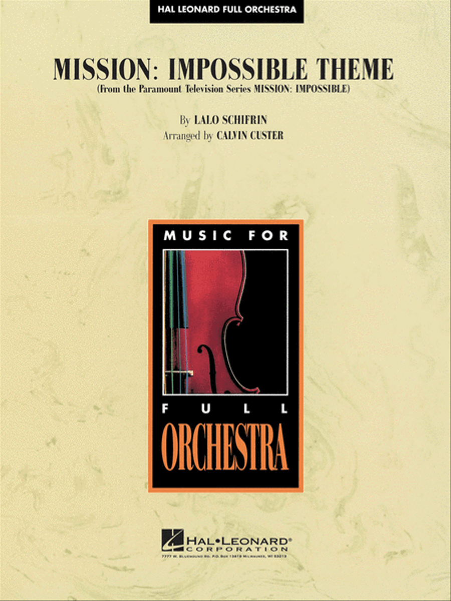 Mission: Impossible Theme Full Orchestra scores gallery preview page 1