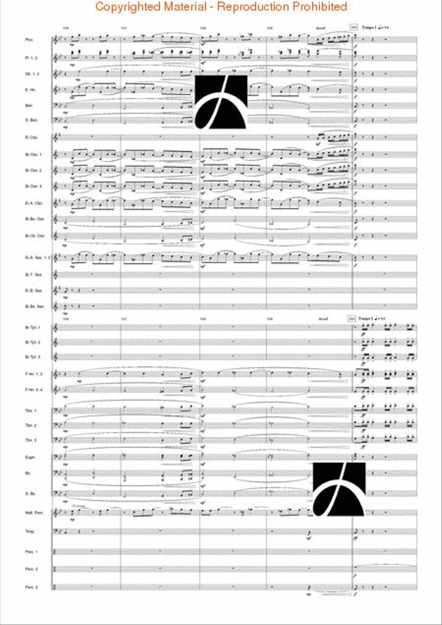 Kraftwerk Concert Band scores gallery preview page 33