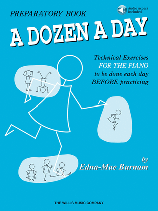 A Dozen a Day Preparatory Book – Book/Audio