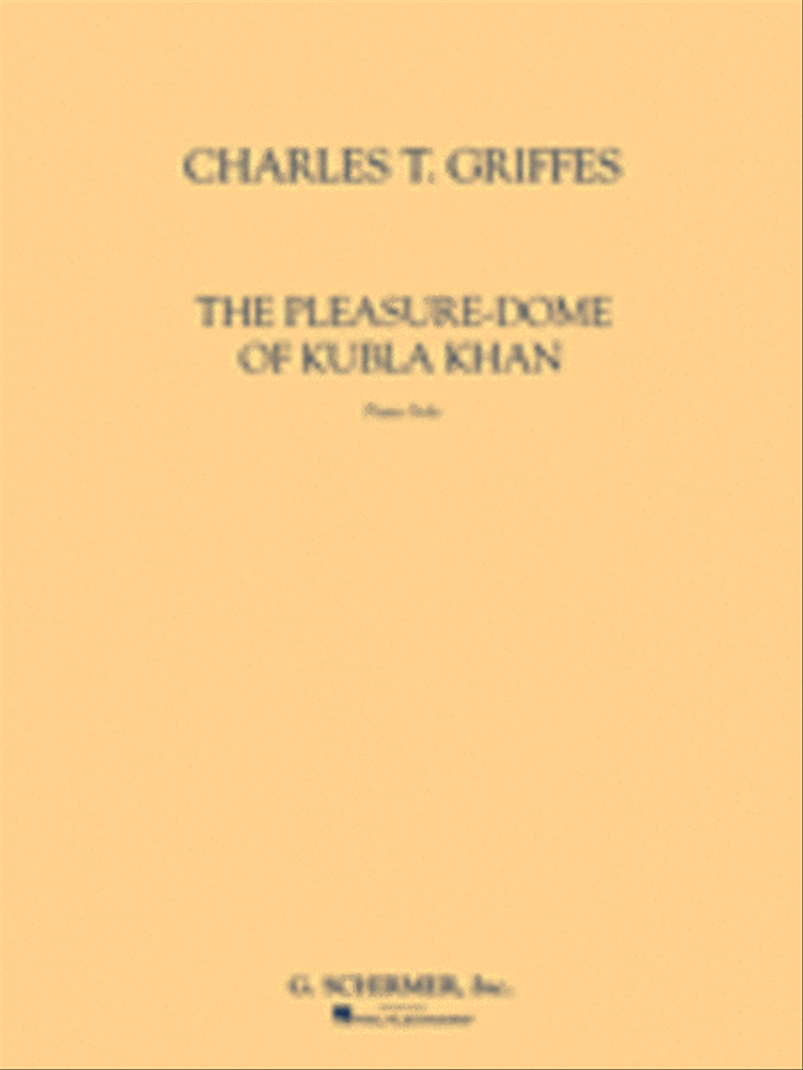 Pleasure-Dome Of Kubla Khan, The Piano scores gallery preview page 1