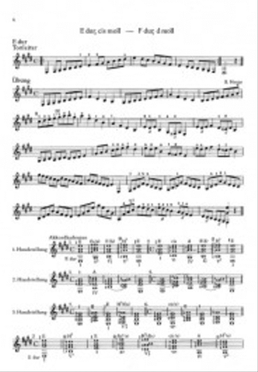 Das Gitarrespiel. Ein Unterrichtswerk vom Anfang bis zur Meisterschaft Guitar scores gallery preview page 2