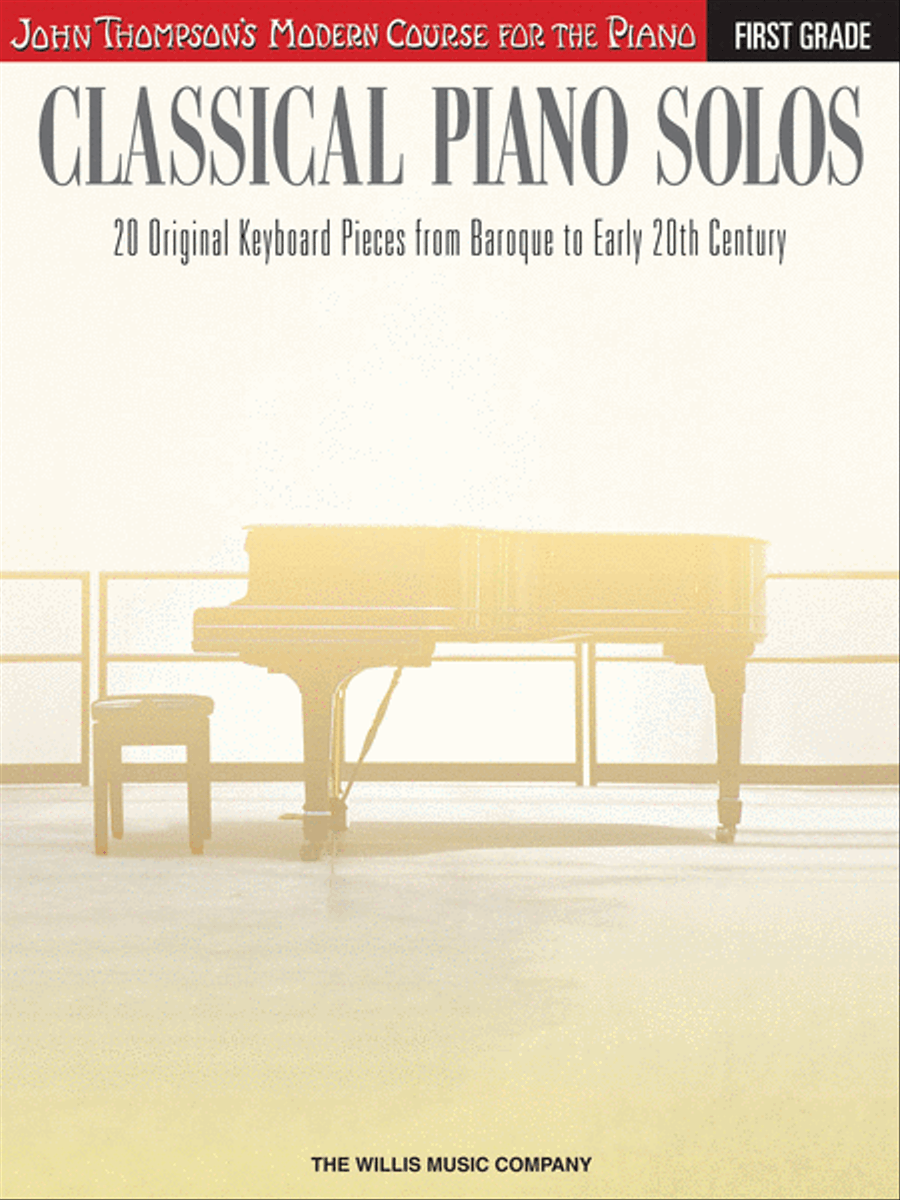 Classical Piano Solos – First Grade Easy Piano scores gallery preview page 1