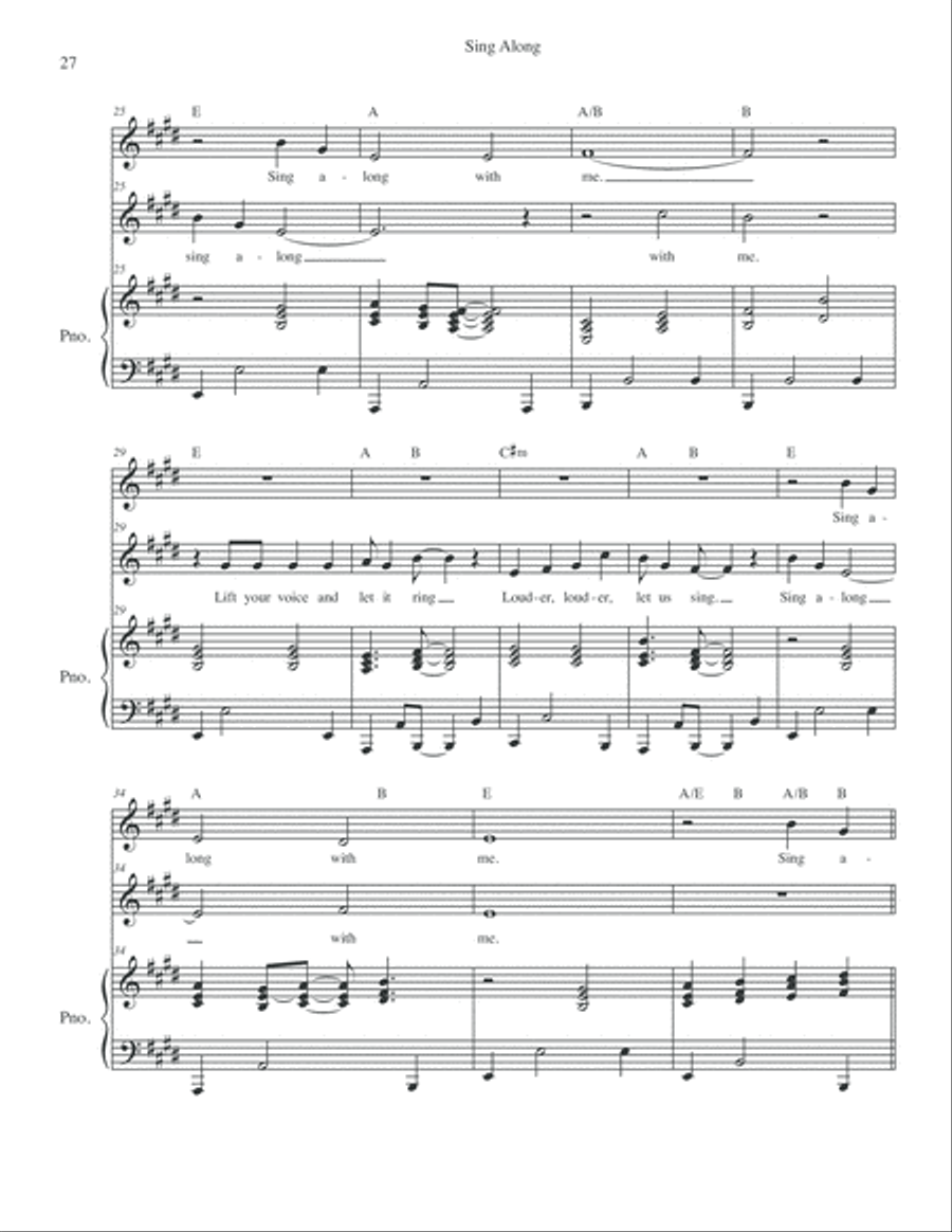 Sing Along Choir scores gallery preview page 3
