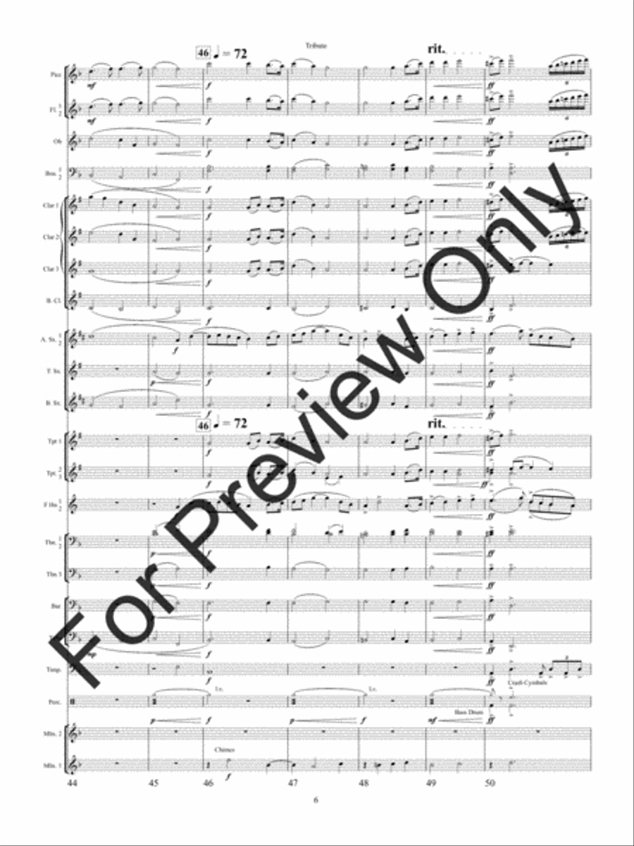 Tribute Concert Band scores gallery preview page 9