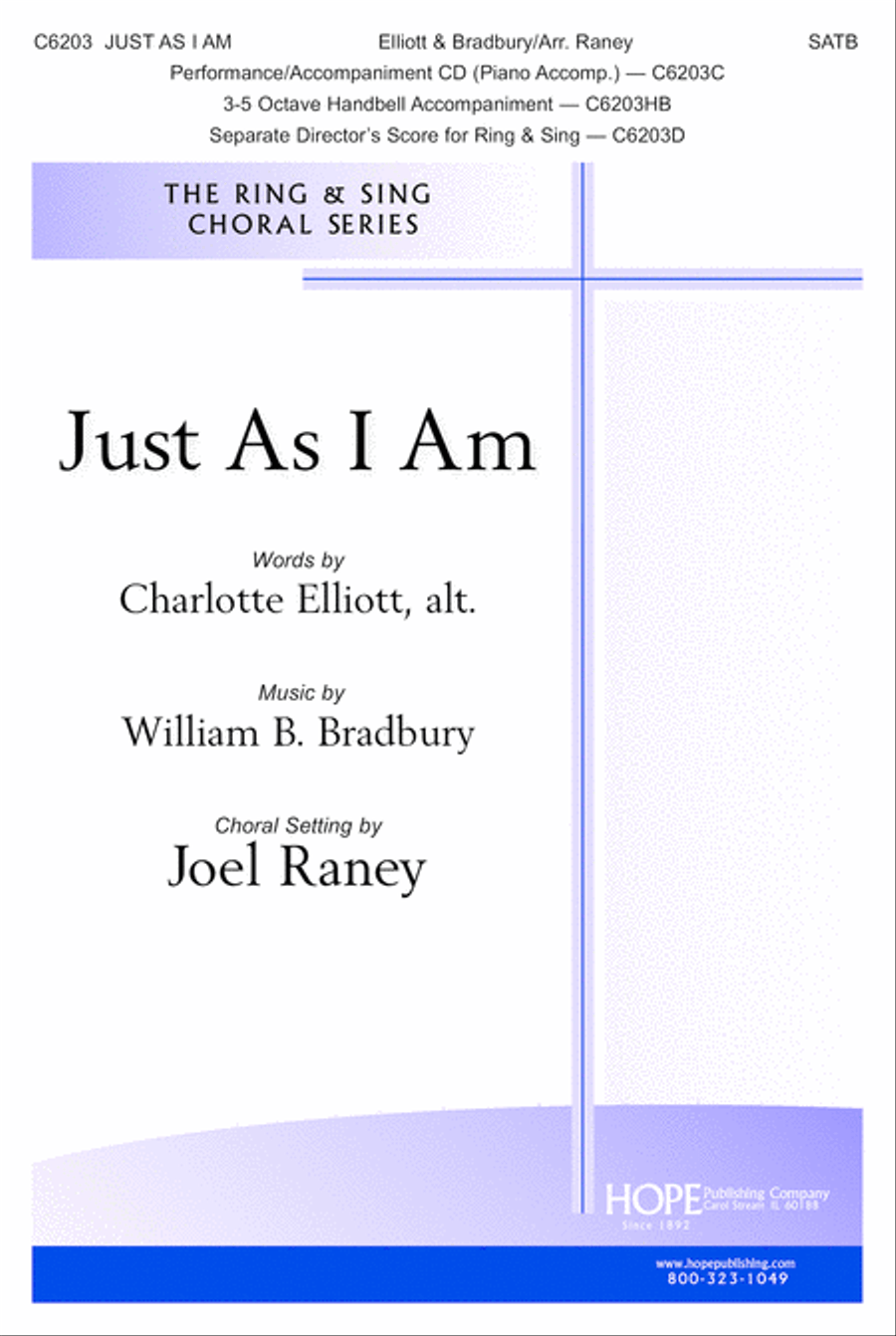 Just As I Am Choir scores gallery preview page 1
