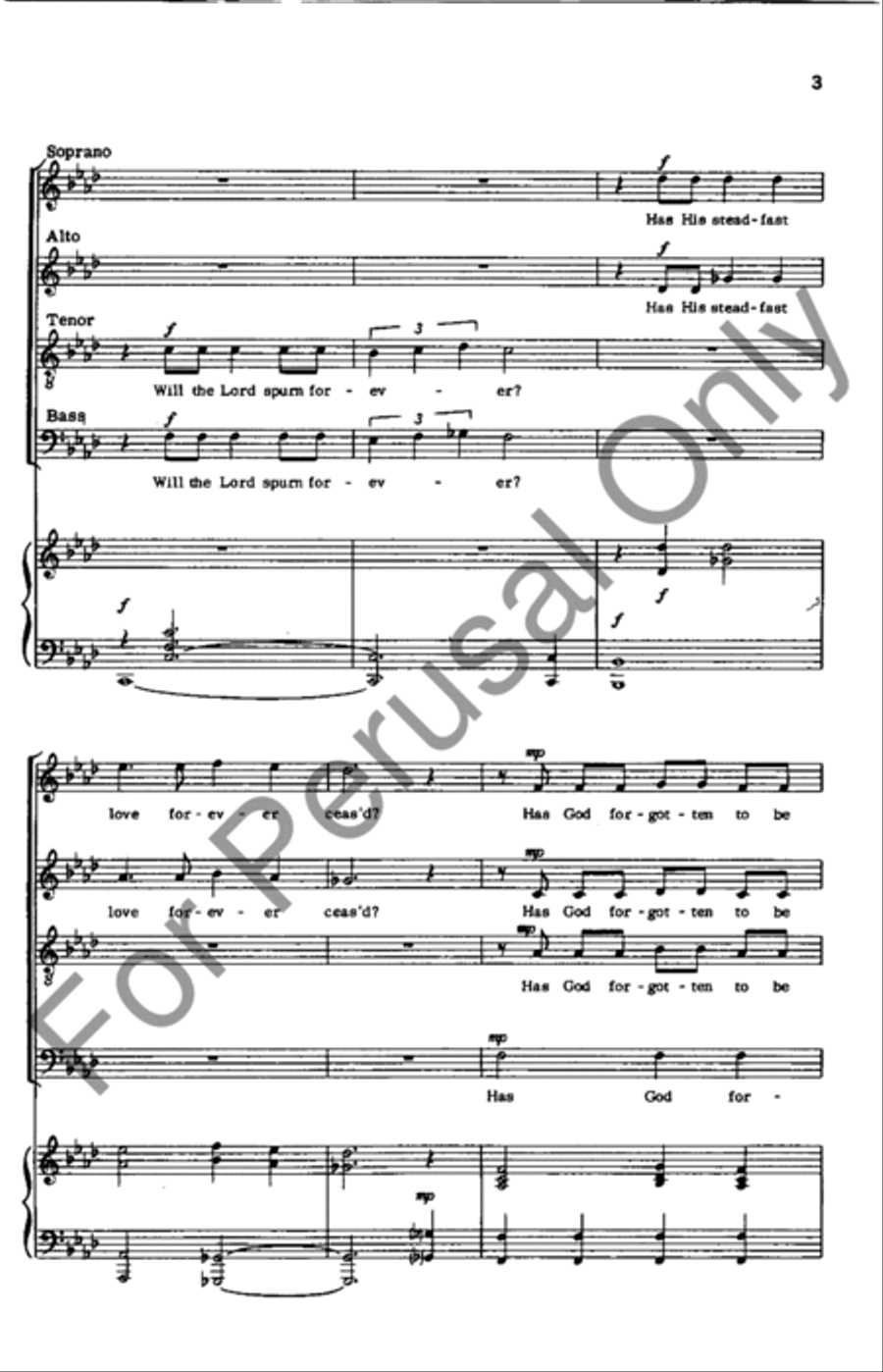 I Cry Aloud To God I Cry Aloud To God 4-Part scores gallery preview page 3
