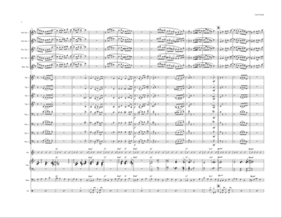 Just Friends Just Friends Jazz Ensemble scores gallery preview page 2