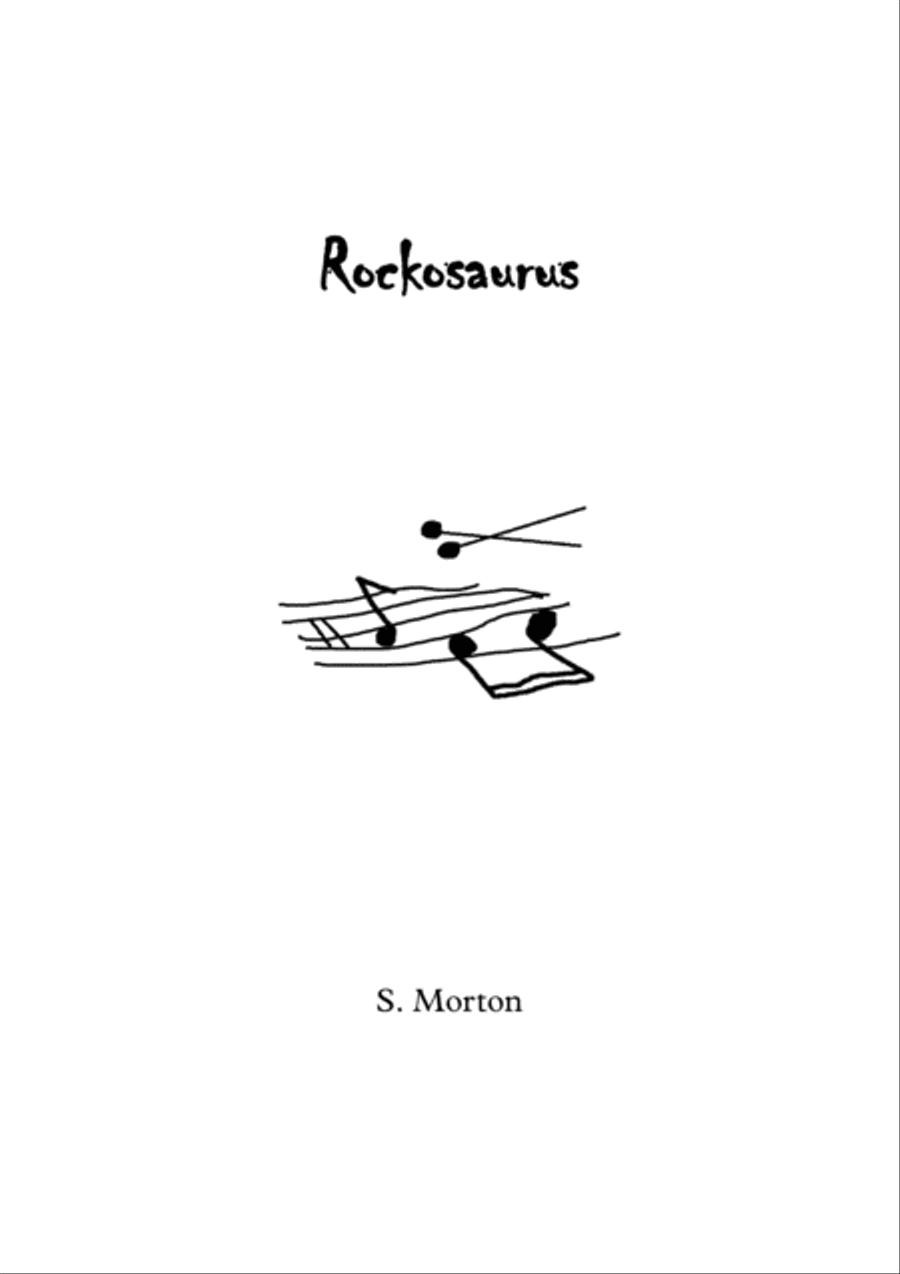 Rockosaurus Percussion Ensemble scores gallery preview page 1