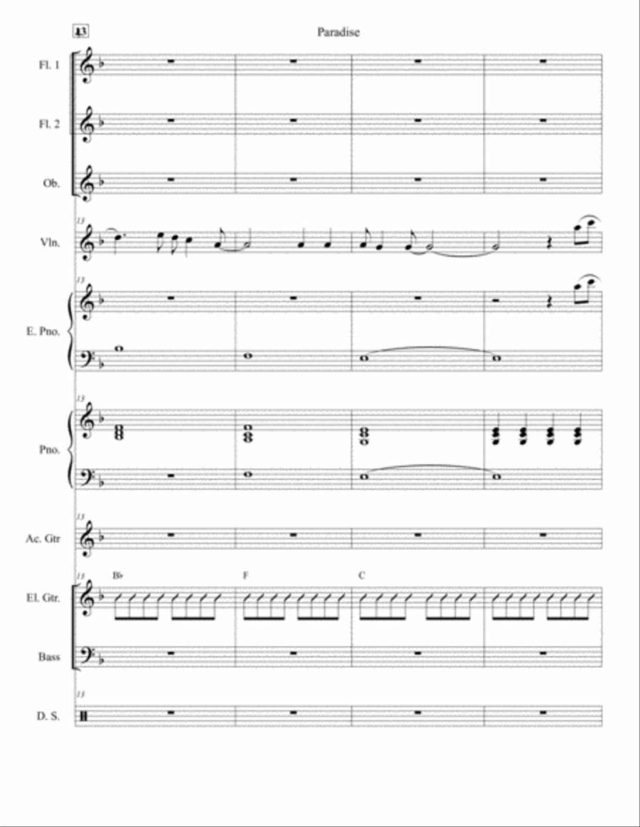 Paradise Large Ensemble scores gallery preview page 4