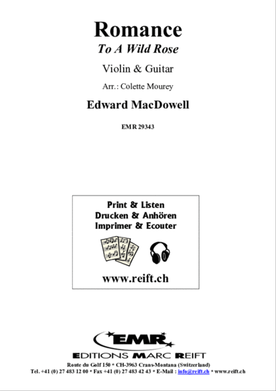 Romance Violin scores gallery preview page 2