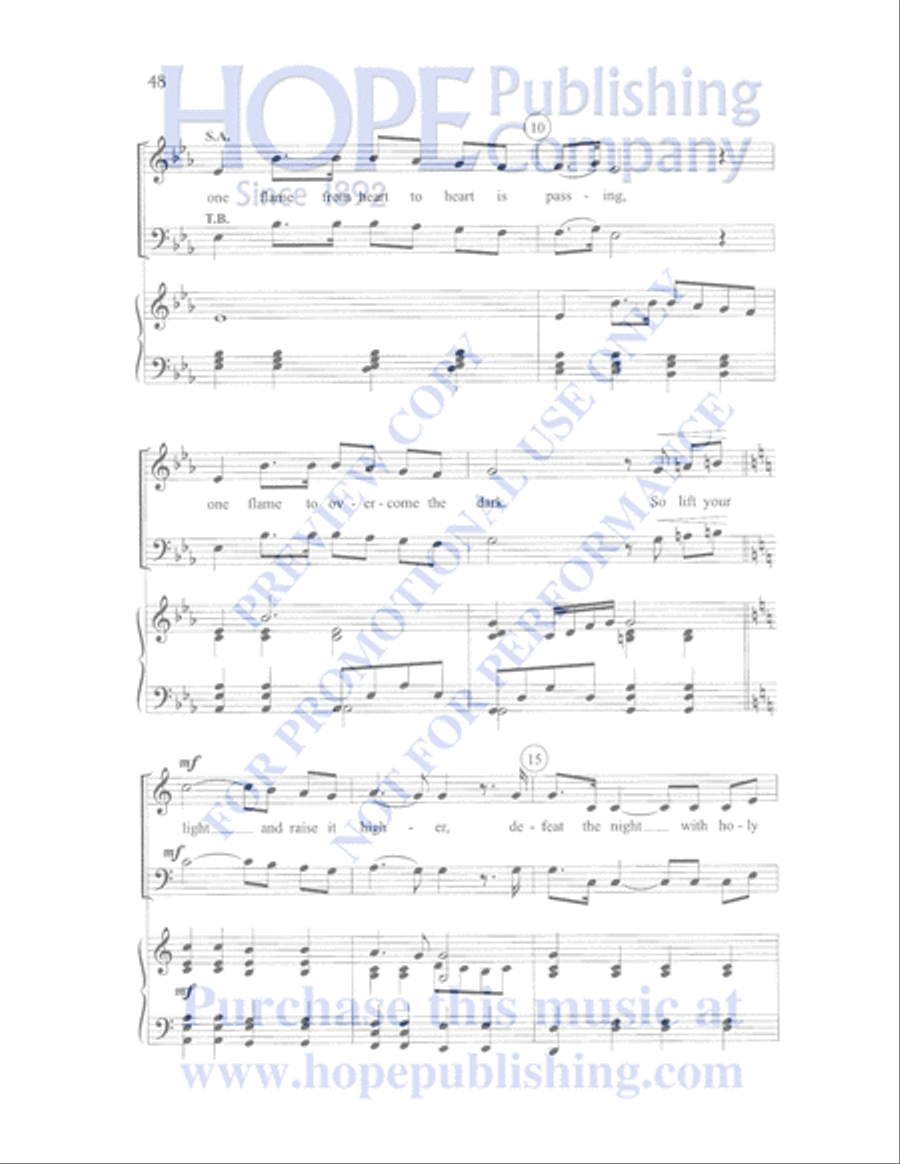 By Heaven's Light Choir scores gallery preview page 49