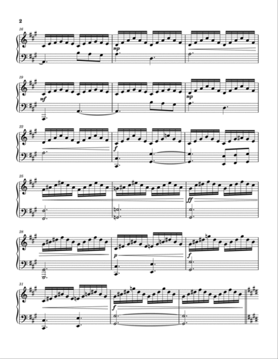 Dulby Dulby Piano Solo scores gallery preview page 2