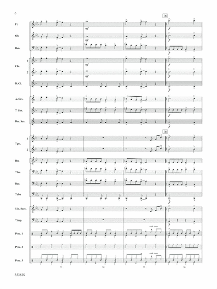 Celebration: Score Concert Band scores gallery preview page 6