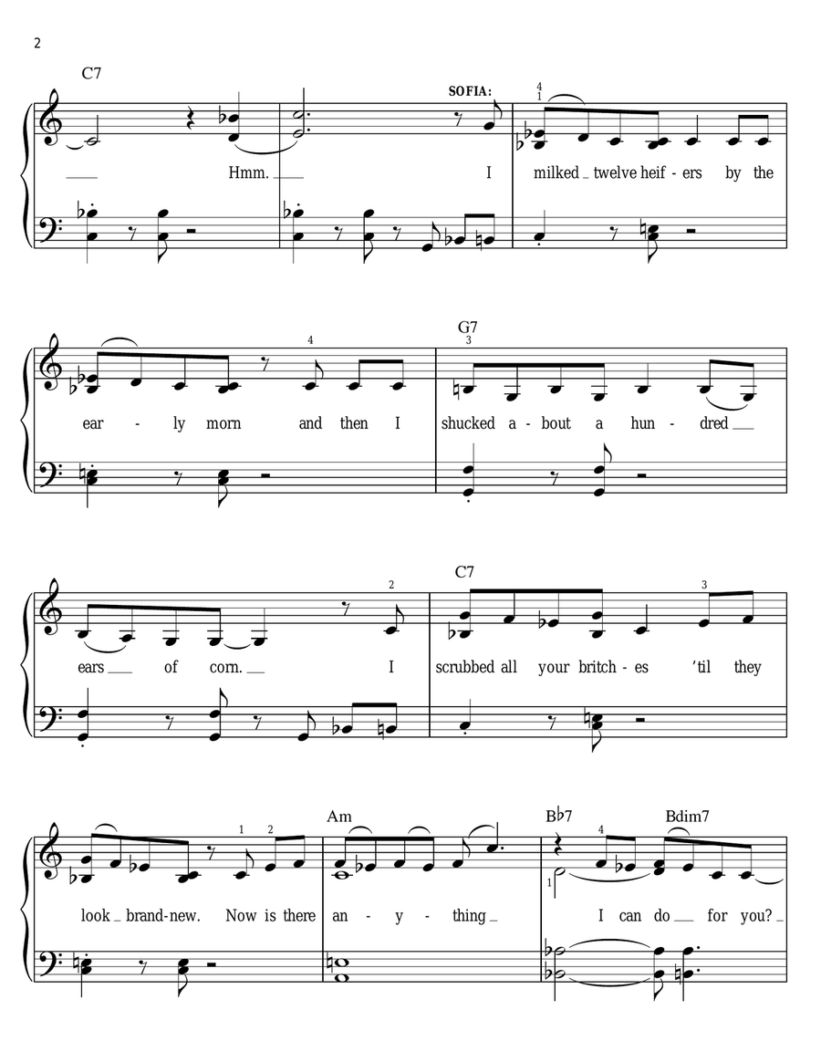 Any Little Thing Voice scores gallery preview page 2