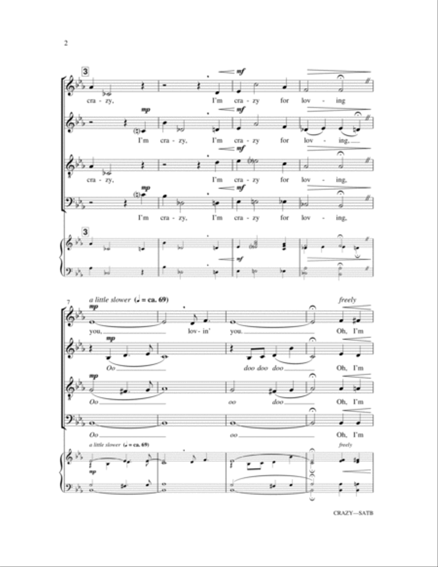 Crazy 4-Part scores gallery preview page 2