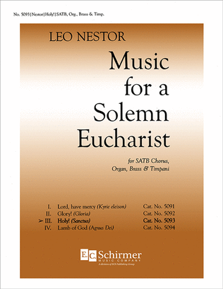 Music for a Solemn Eucharist: 3. Sanctus