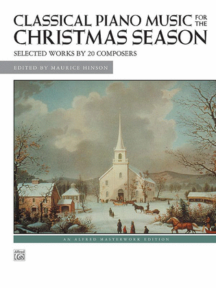 Book cover for Classical Piano Music for the Christmas Season