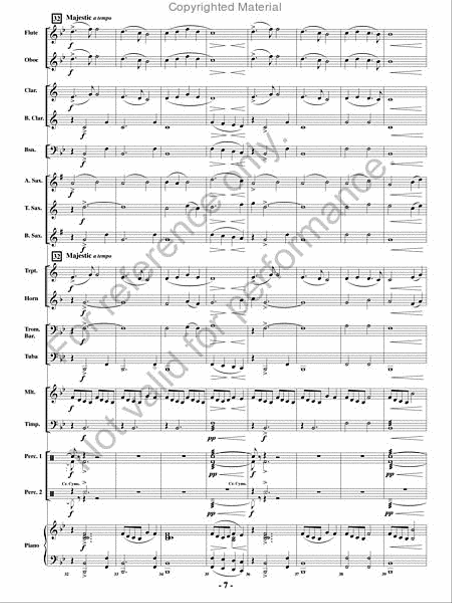 Going Home Concert Band scores gallery preview page 6