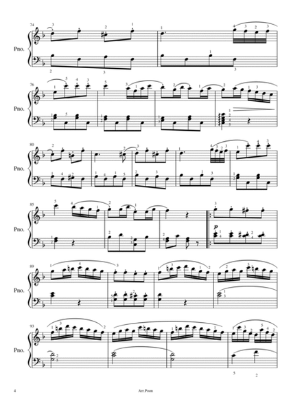 Beethoven - Sonatina in F Major - Anh.5 No.2 - For Piano Solo Original With Fingered image number null