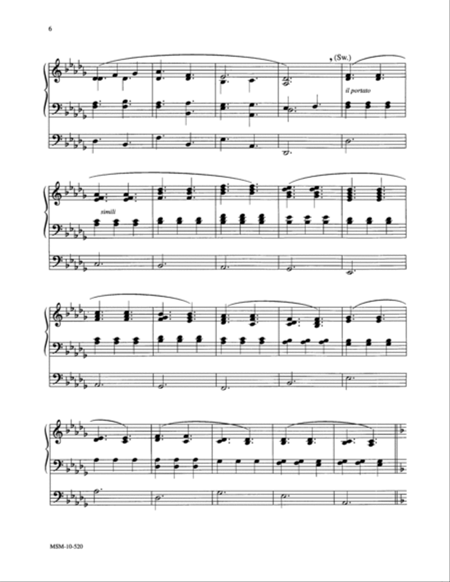 I Want to Walk as a Child of the Light Organ scores gallery preview page 5