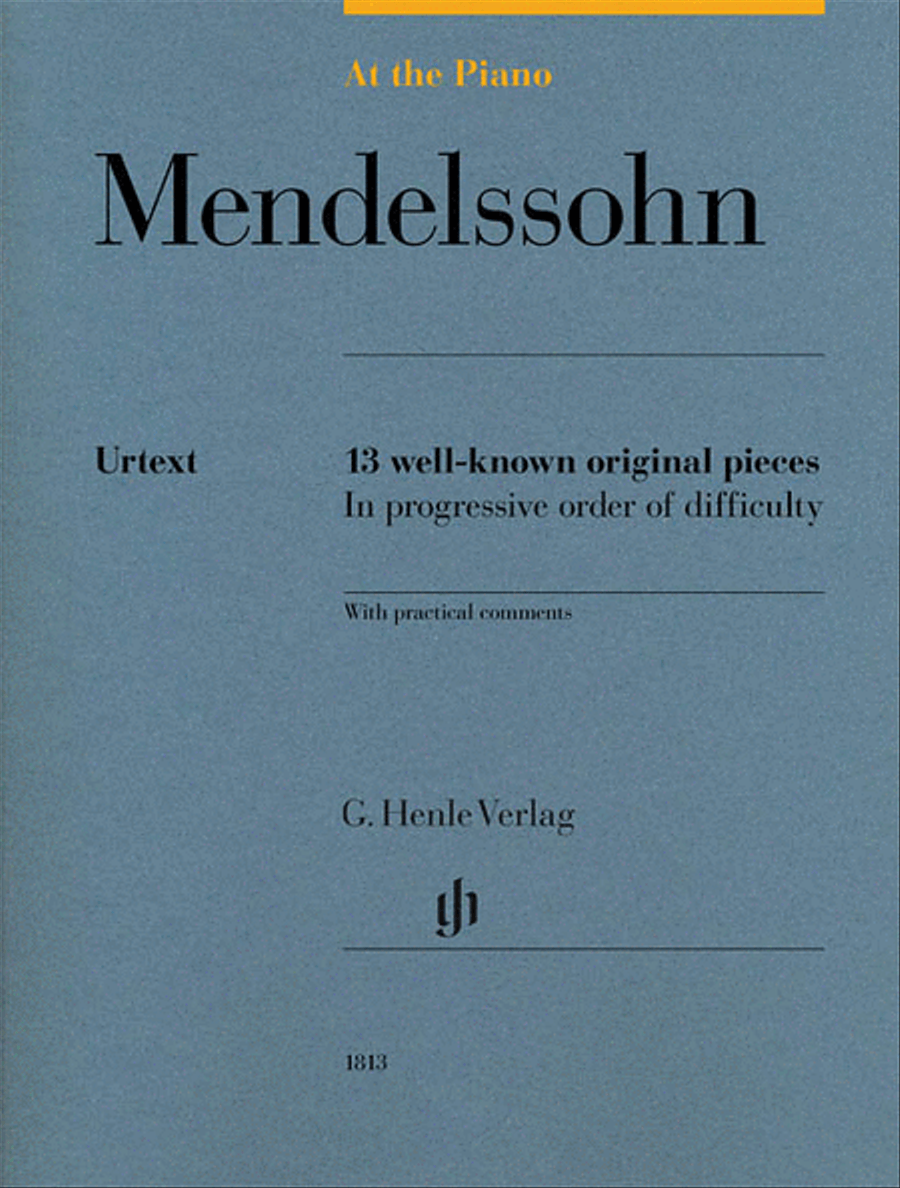 Mendelssohn: At the Piano Piano Solo scores gallery preview page 1