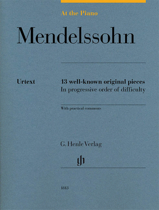 Book cover for Mendelssohn: At the Piano