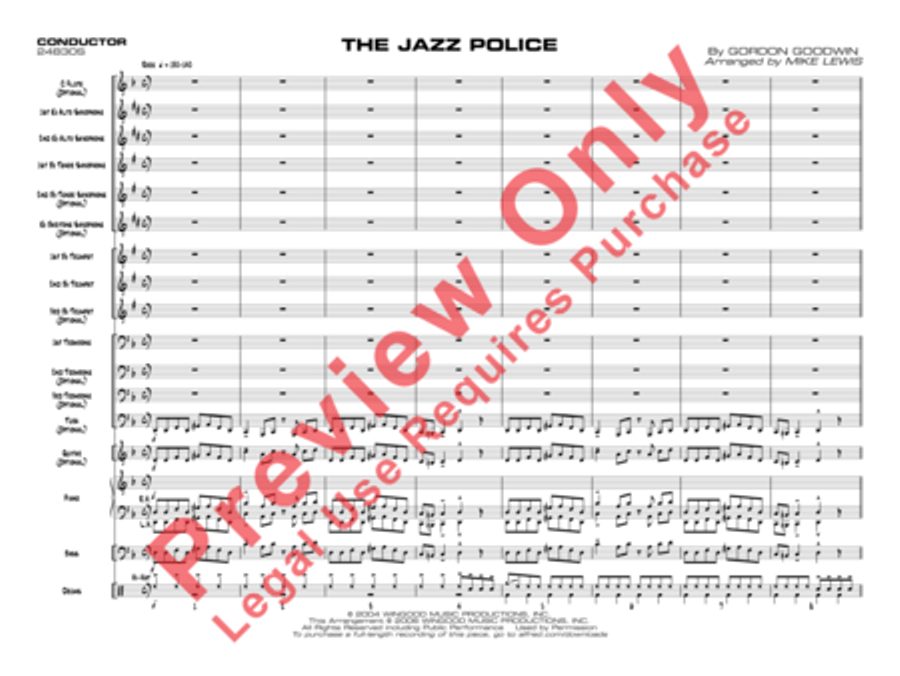 The Jazz Police Jazz Ensemble scores gallery preview page 4