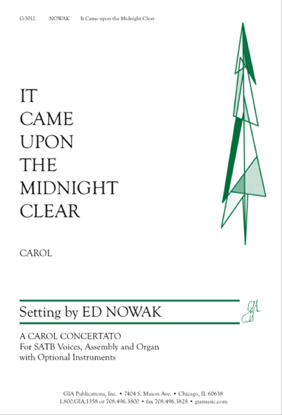 It Came upon the Midnight Clear - Instrument edition Flute scores gallery preview page 1