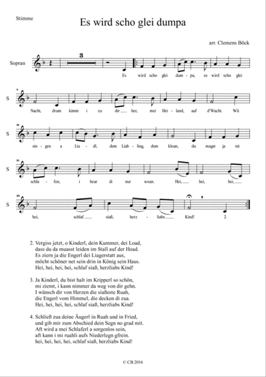 Es wird scho glei dumpa Piano Trio scores gallery preview page 3