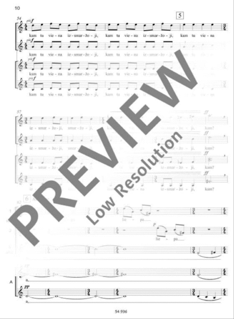 Liepa SSAA scores gallery preview page 11