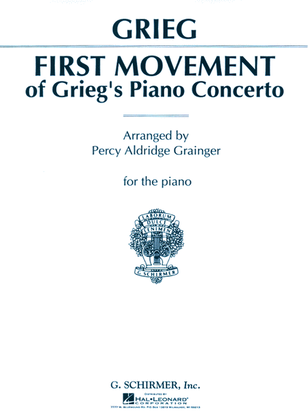 Book cover for Piano Concerto - 1st Movement