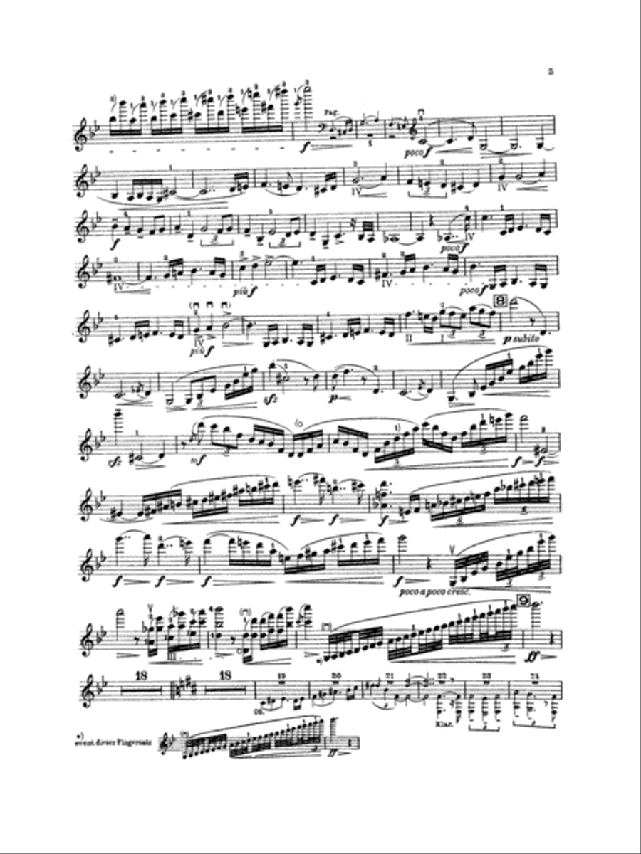 Sibelius: Concerto in D Minor, Op. 47 Violin scores gallery preview page 5