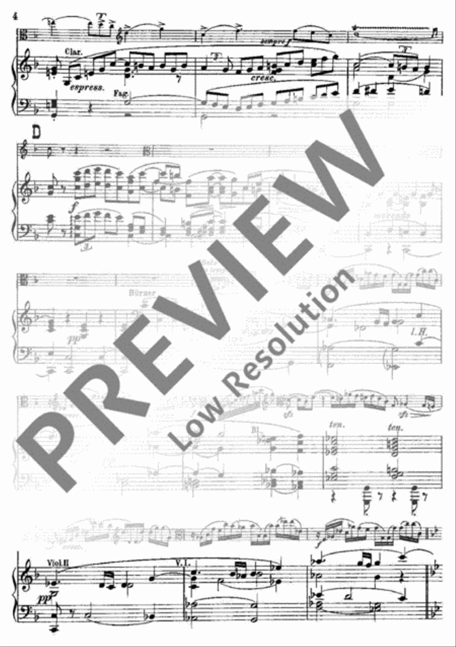 Romanze F Major Viola scores gallery preview page 7