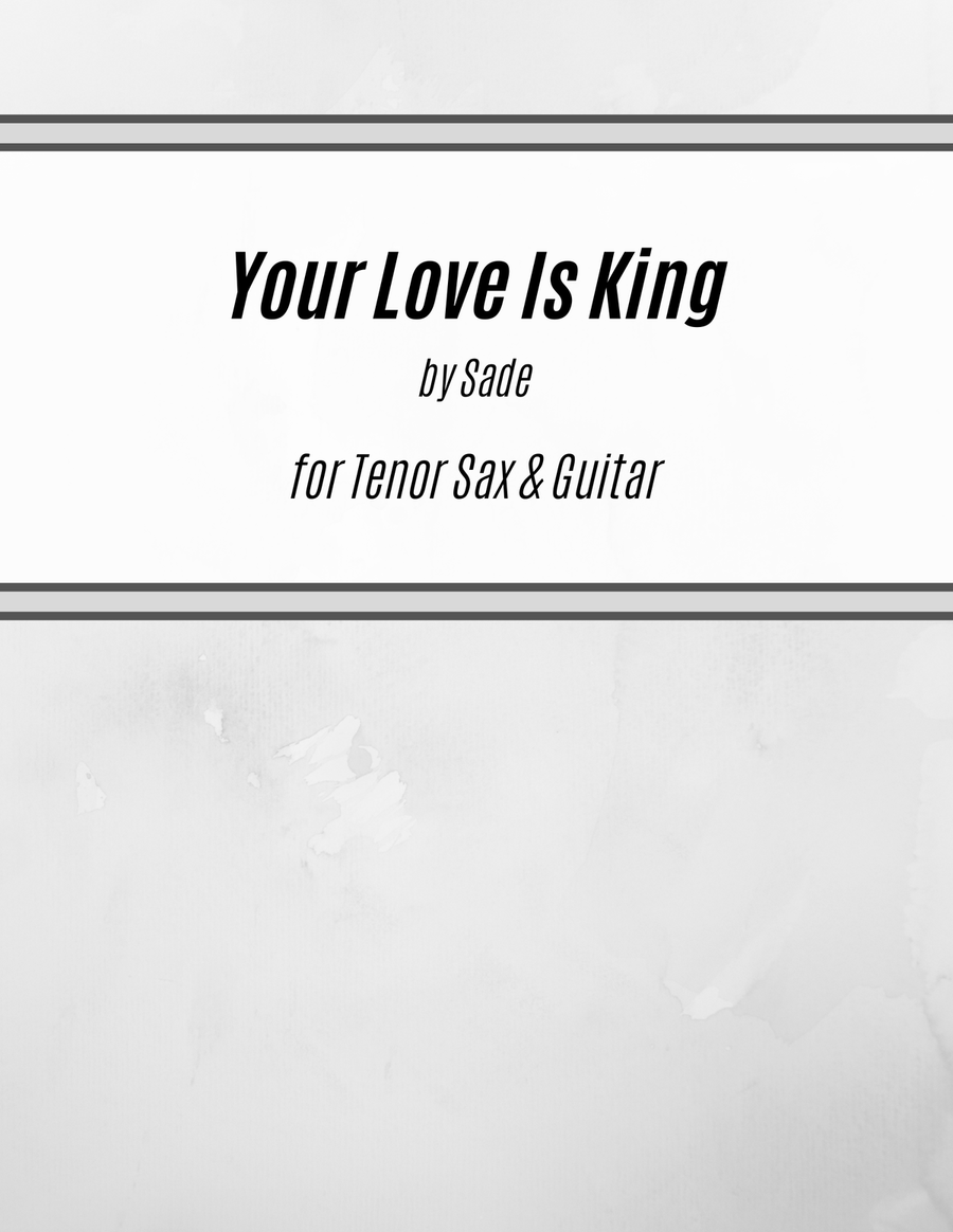 Your Love Is King Your Love Is King Tenor Saxophone scores gallery preview page 1