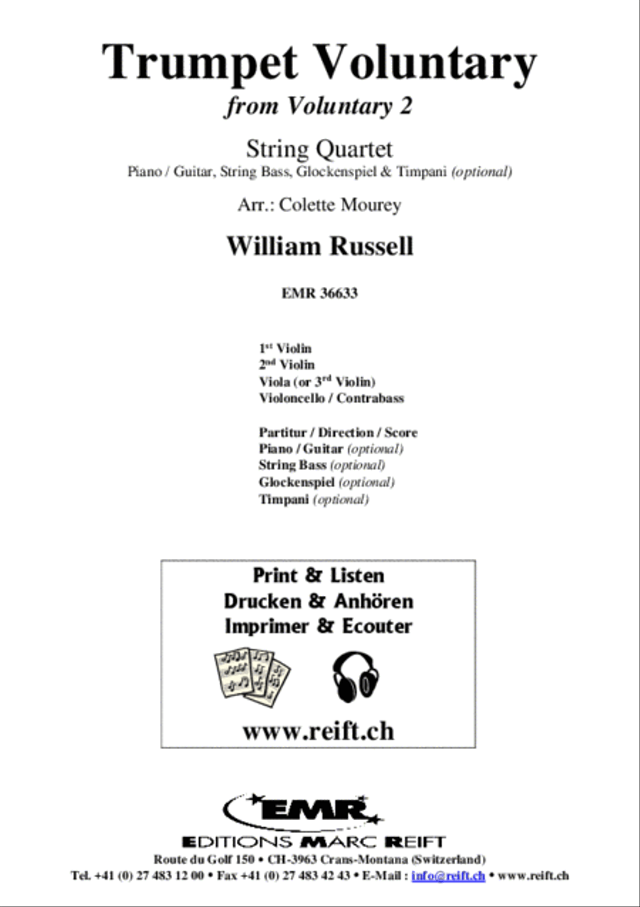 Trumpet Voluntary Trumpet scores gallery preview page 2