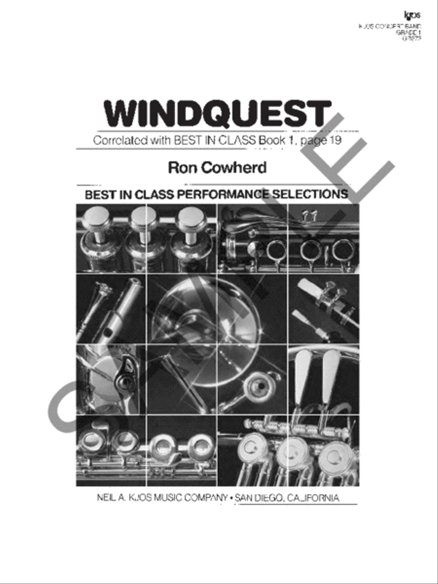 Windquest - Score Concert Band scores gallery preview page 2