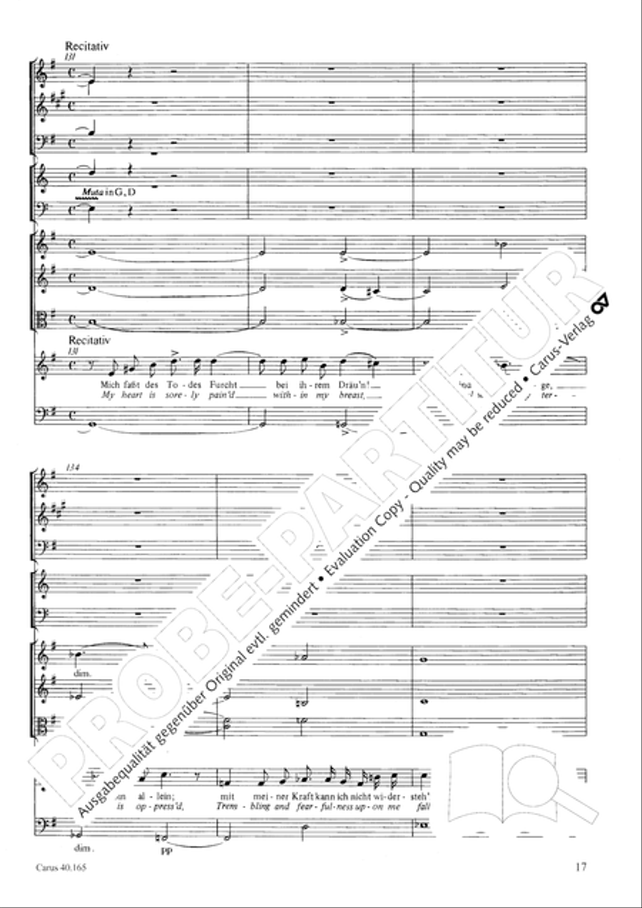 Hor mein Bitten (2 Fassungen) Score scores gallery preview page 28