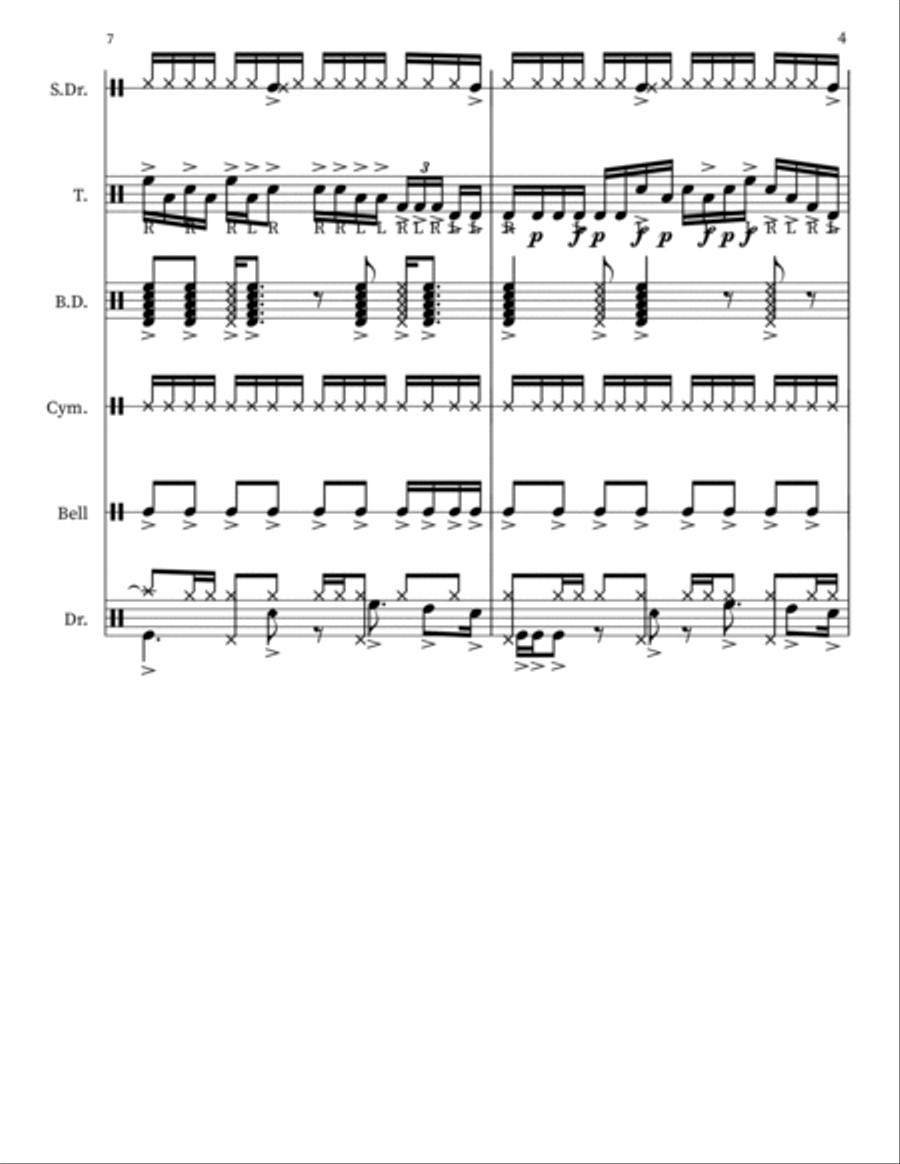 2023 2023 Marching Band scores gallery preview page 4