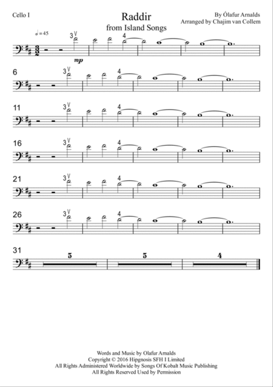 Raddir Large Ensemble scores gallery preview page 6