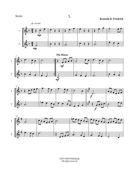 10 Trumpet (Euphonium TC, Tenor Sax) Duets for Teens, Vol. 2