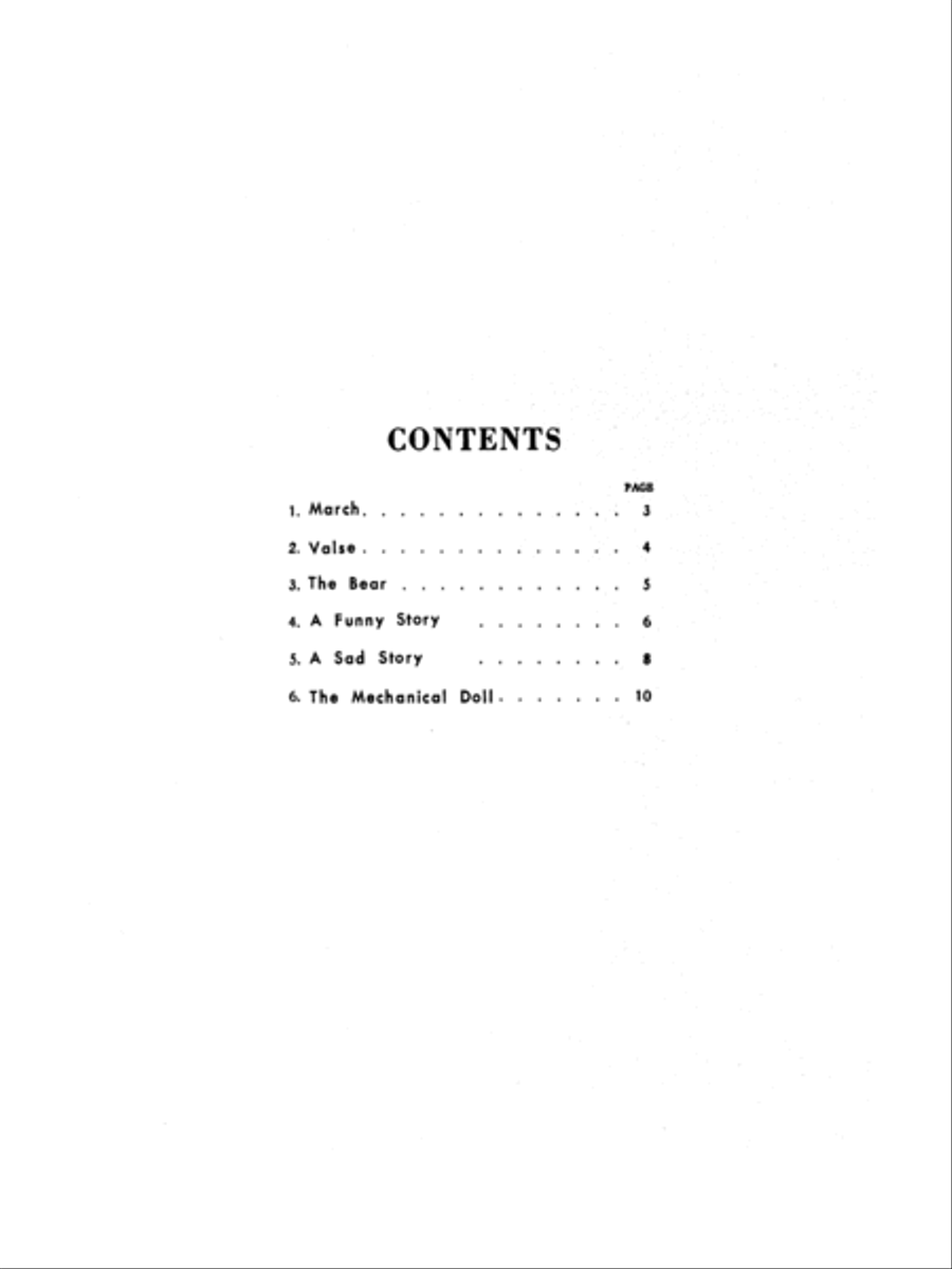 Children's Album Children's Album Piano Solo scores gallery preview page 3