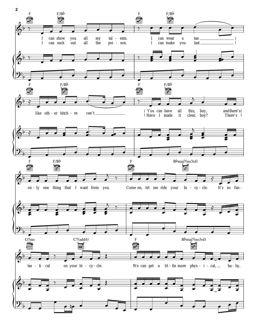 C'mon Let Me Ride Acoustic Guitar scores gallery preview page 2